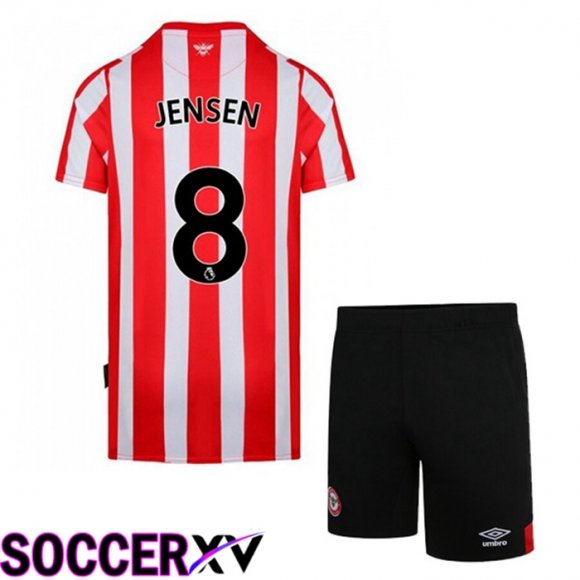 Brentford FC (JENSEN 8) Kids Home Jersey 2022/2023