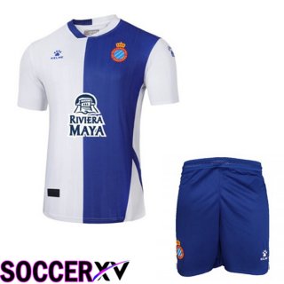 FC RCD Espanyol Kids Third Jersey Blue White 2022 2023