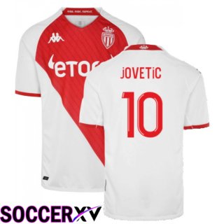 AS Monaco (Jovetic 10) Home Jersey 2022/2023