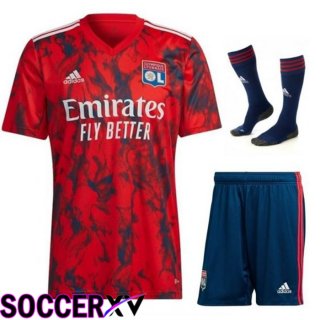 Olympique Lyon Away Jersey (Shorts + Sock) 2022/2023