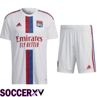 Olympique Lyon Home Jersey + Shorts 2022/2023