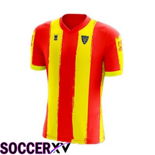 Lecce Home Jersey Red Yellow 2022 2023