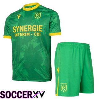 FC Nantes Kids Away Jersey Green 2022/2023