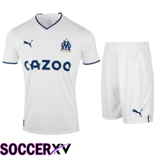 Olympique MarseilleHome Jersey + Shorts 2022/2023