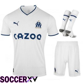 Olympique MarseilleHome Jersey (Shorts + Sock) 2022/2023