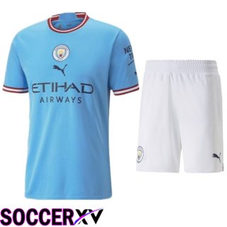 Manchester City Home Jersey + Shorts 2022/2023