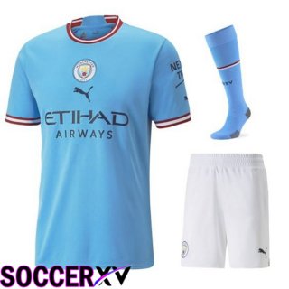 Manchester City Home Jersey (Shorts + Sock) 2022/2023