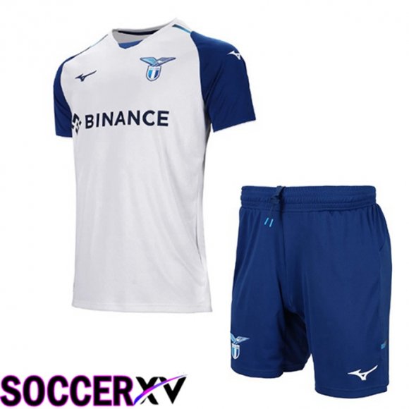 SS Lazio Kids Third Jersey White 2022/2023