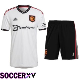 Manchester United Away Jersey + Shorts 2022/2023