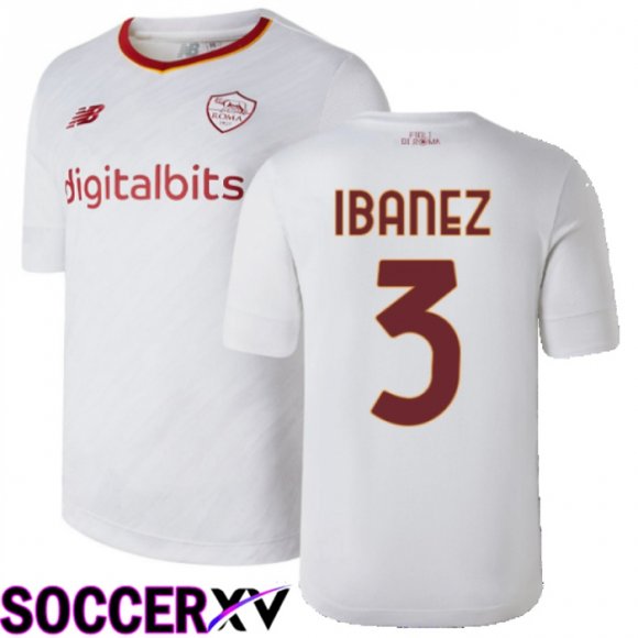 AS Roma (Ibanez 3) Away Jersey 2022/2023