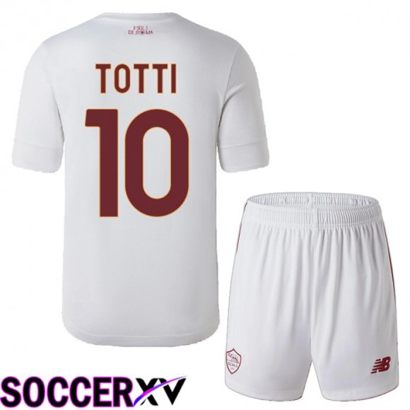 AS Roma (Totti 10) Kids Away Jersey 2022/2023