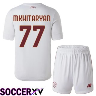 AS Roma (Mkhitaryan 77) Kids Away Jersey 2022/2023