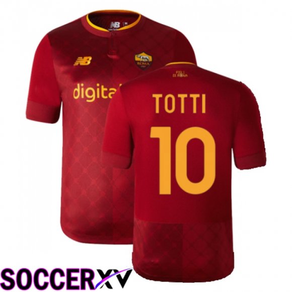 AS Roma (Totti 10) Home Jersey 2022/2023