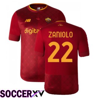 AS Roma (Zaniolo 22) Home Jersey 2022/2023