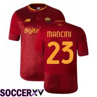 AS Roma (Mancini 23) Home Jersey 2022/2023