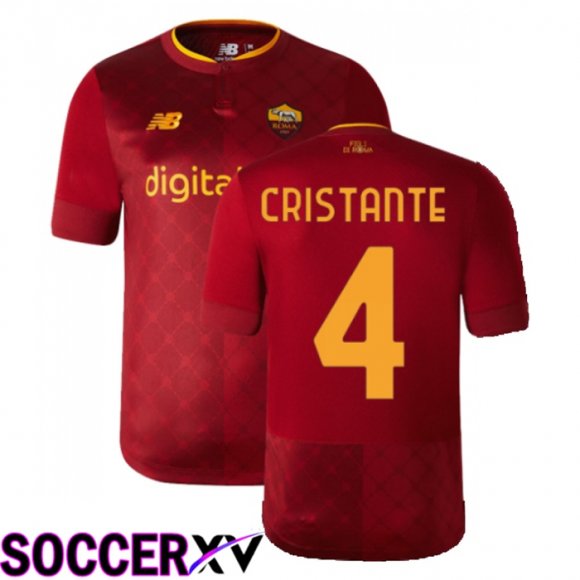 AS Roma (Cristante 4) Home Jersey 2022/2023