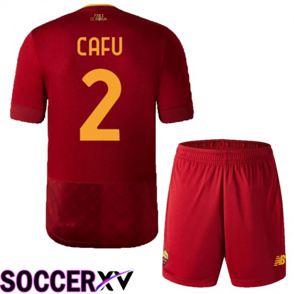 AS Roma (Cafu 2) Kids Home Jersey 2022/2023