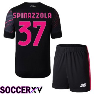 AS Roma (Spinazzola 37) Kids Third Jersey 2022/2023