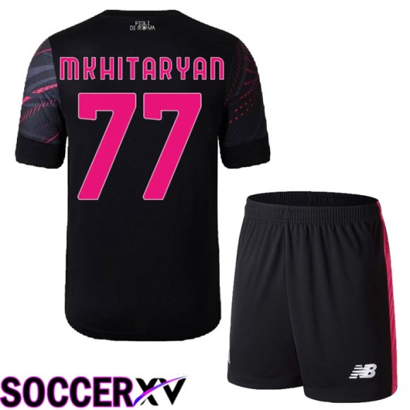 AS Roma (Mkhitaryan 77) Kids Third Jersey 2022/2023