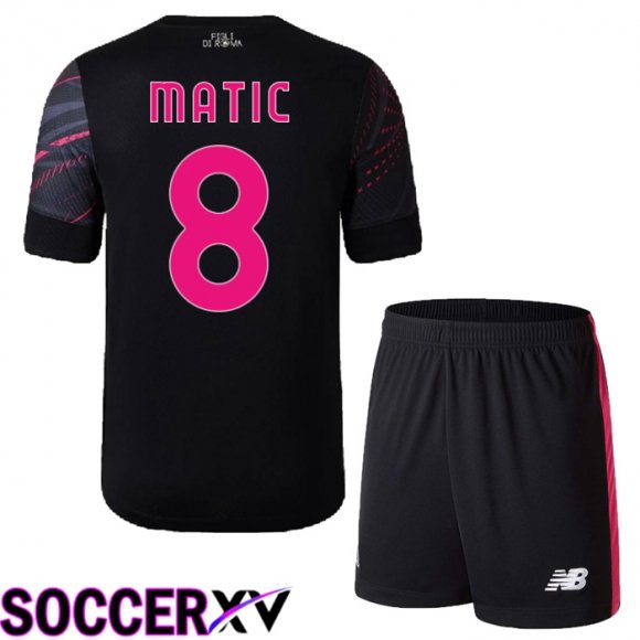 AS Roma (Matic 8) Kids Third Jersey 2022/2023