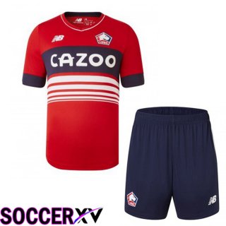 Lille OSC Kids Home Jersey Red 2022/2023