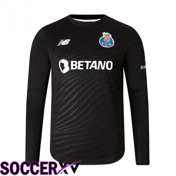 FC Porto Jersey Goalkeeper Long Sleeve Black 2022 2023