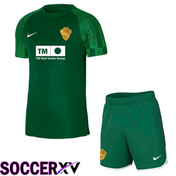 Elche CF Kids Away Jersey Green 2022/2023