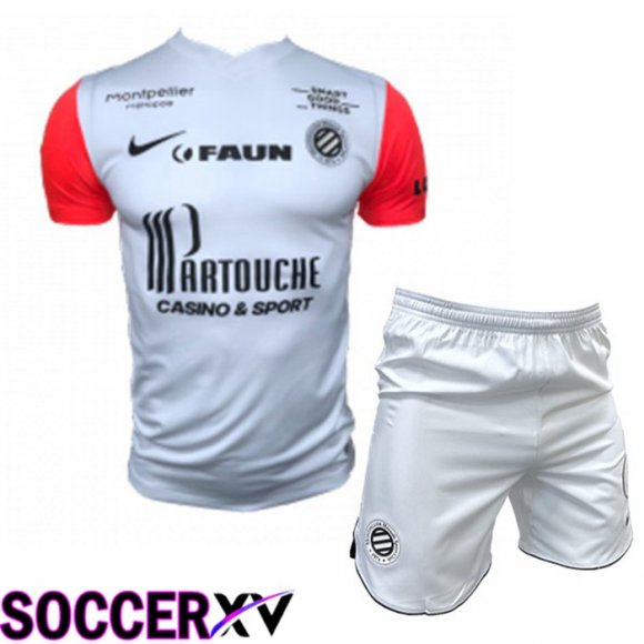 Montpellier HSC Kids Away Jersey Grey 2022/2023