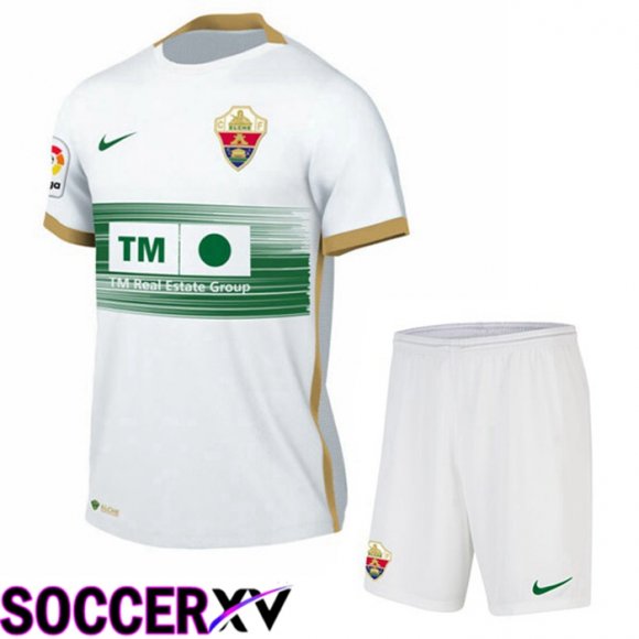 Elche CF Kids Home Jersey White 2022/2023