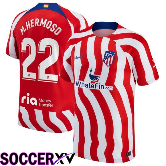 Atletico Madrid (M.Hermoso 22) Home Jersey 2022/2023