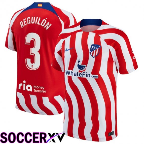 Atletico Madrid (Reguilón 3) Home Jersey 2022/2023