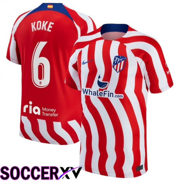 Atletico Madrid (Koke 6) Home Jersey 2022/2023