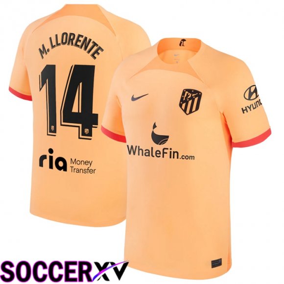 Atletico Madrid (M.Llorente 14) Third Jersey 2022/2023