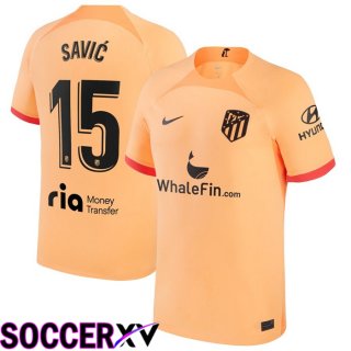 Atletico Madrid (Savić 15) Third Jersey 2022/2023