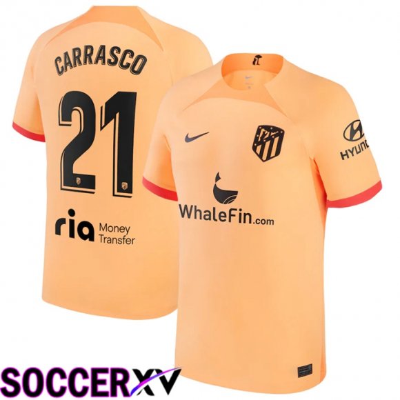 Atletico Madrid (Carrasco 21) Third Jersey 2022/2023