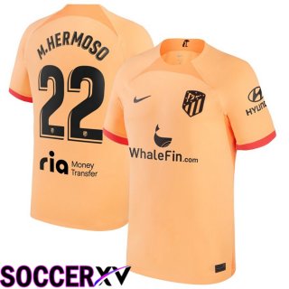 Atletico Madrid (M.Hermoso 22) Third Jersey 2022/2023