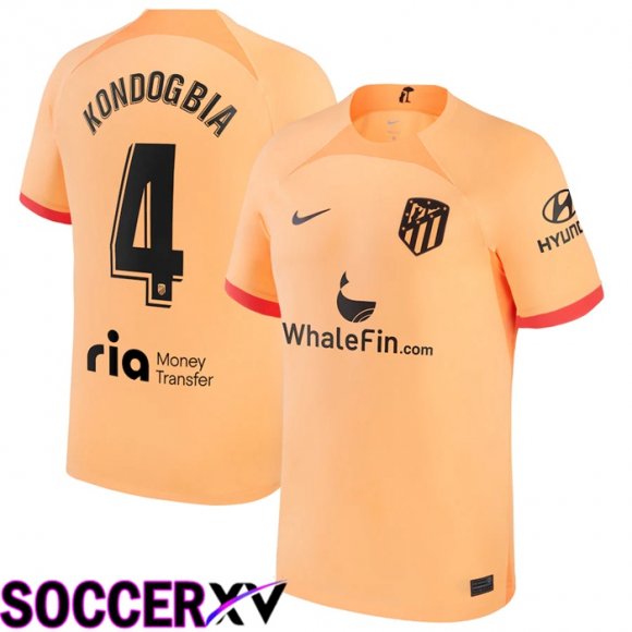 Atletico Madrid (Kondogbia 4) Third Jersey 2022/2023