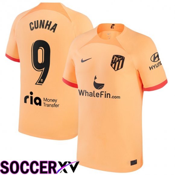 Atletico Madrid (Cunha 9) Third Jersey 2022/2023