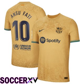 FC Barcelona (Ansu Fat 10) Away Jersey 2022/2023