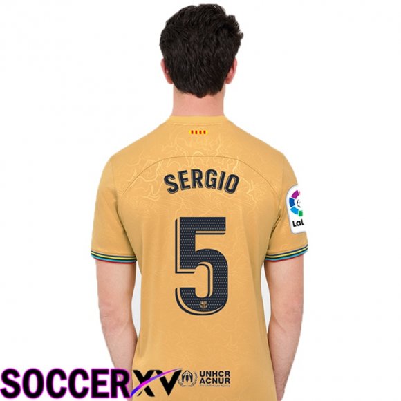 FC Barcelona (Sergio 5) Away Jersey 2022/2023