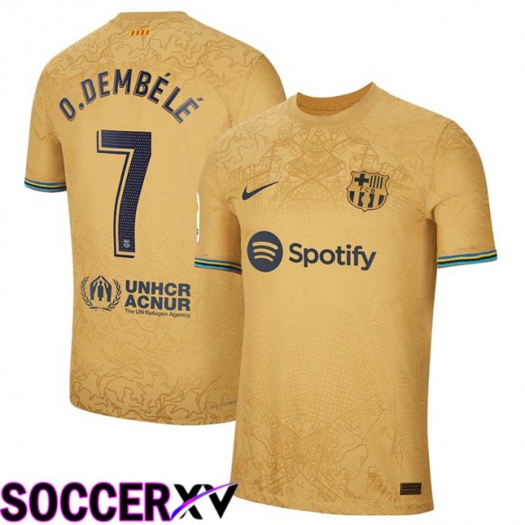 FC Barcelona (O.Dembélé 7) Away Jersey 2022/2023