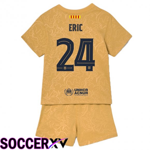 FC Barcelona (Eric 24) Kids Away Jersey 2022/2023