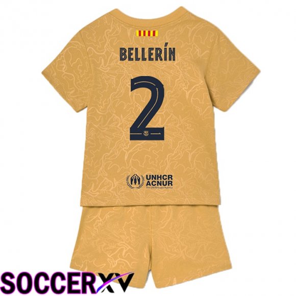 FC Barcelona (Bellerín 2) Kids Away Jersey 2022/2023