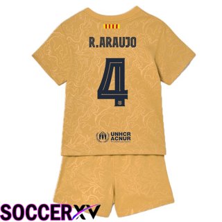 FC Barcelona (R.Araujo 4) Kids Away Jersey 2022/2023