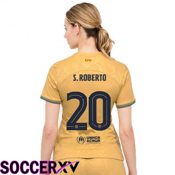 FC Barcelona (S.Roberto 20) Womens Away Jersey 2022/2023