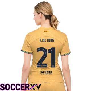 FC Barcelona (F.De Jong 21) Womens Away Jersey 2022/2023