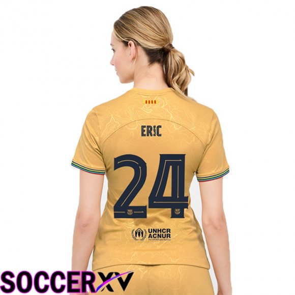 FC Barcelona (Eric 24) Womens Away Jersey 2022/2023