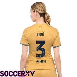 FC Barcelona (Piqué 3) Womens Away Jersey 2022/2023