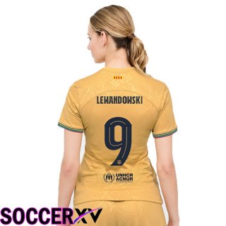 FC Barcelona (Lewandowski 9) Womens Away Jersey 2022/2023