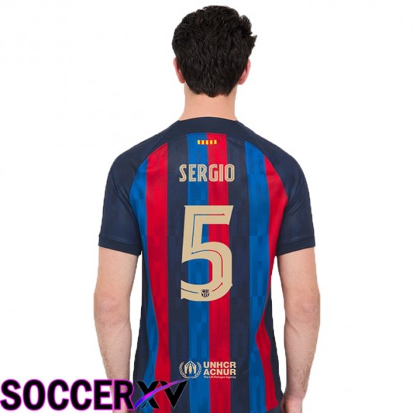 FC Barcelona (Sergio 5) Home Jersey 2022/2023